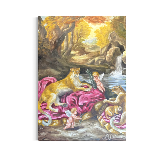 The Matriarch’s Repose (Original Painting)