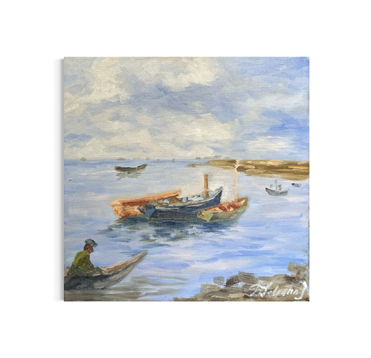 The Sentinel of the Tide (Original Painting)